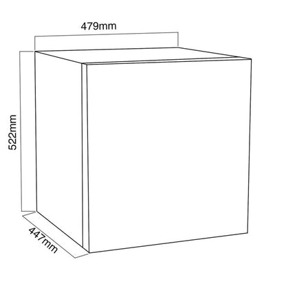 TT02BL 39 Litre Black Counter Table Top Mini Freezer 4* Rating