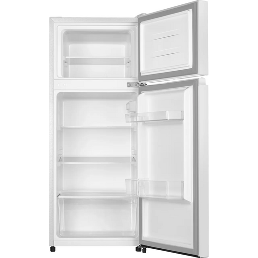 Fridgemaster MTM48120E 117cm High 80/20 Small Fridge Freezer - White - E Rated