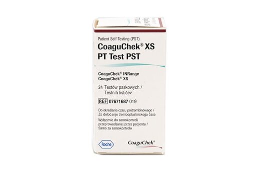 CoaguChek® XS PT Test PST Strips for CoaguChek® INRange and XS meters,