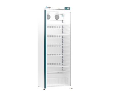 Dulas Freestanding Pharmacy Fridge 340L With Glass Door