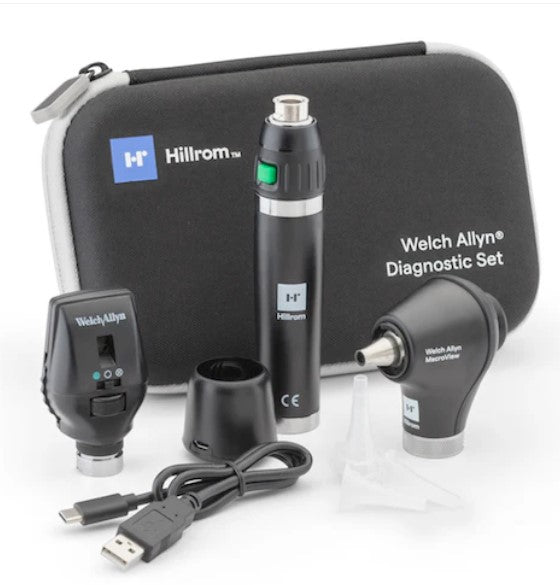 Welch Allyn Coax Macroview Lithium Ion Diagnostic Set