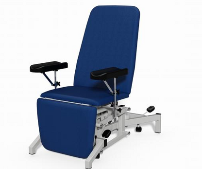 Model 93BE Phlebotomy Chair- Sapphire - Electric Version