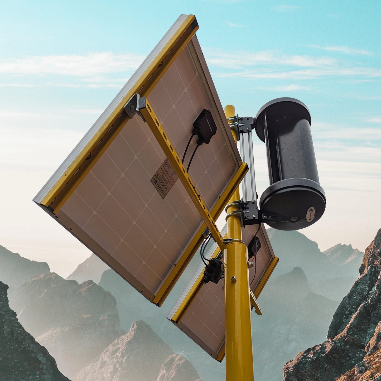 Solar & Wind Powered Defibrillator Cabinet (with optional full remote monitoring)