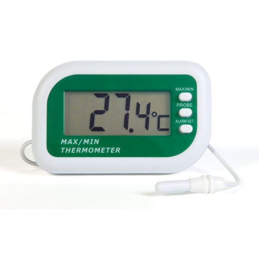 Digital Max/Min Thermometer with Alarm & Twin Sensors