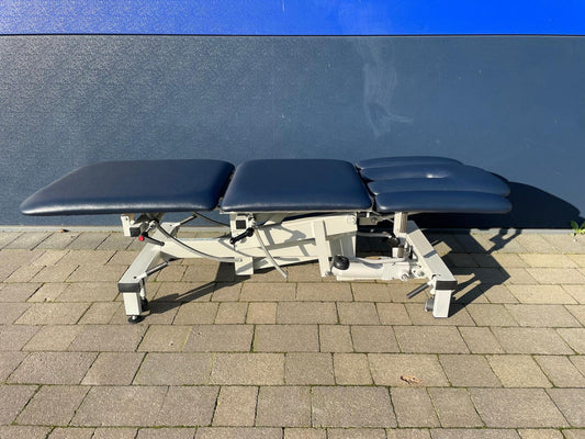 Reconditioned Plinth Medical 3 Section Hydraulic Drop Arm Couch