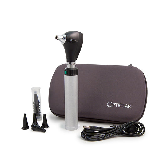 Opticlar - S1 Otoscope Set - Lithium Rechargeable, USB Handle