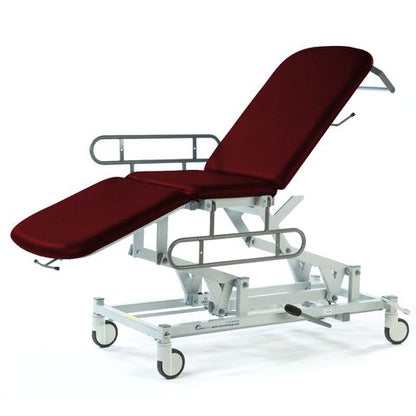 Seers - Medicare 3 Section Hydraulic Mobile Treatment Couch with gas assisted backrest