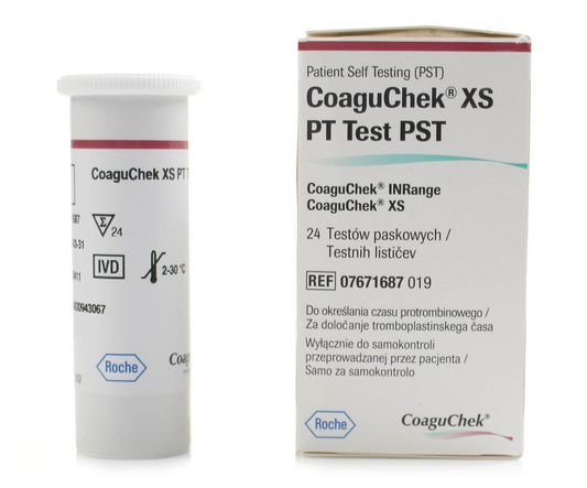 CoaguChek XS PT (PST) x24 for INR Normal Range