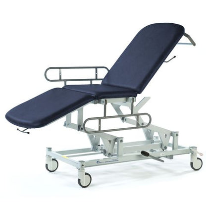 Seers - Medicare 3 Section Hydraulic Mobile Treatment Couch with gas assisted backrest