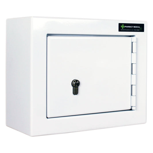 Pharmacy Medical - HECDC100 CONTROLLED DRUGS CABINET | 1 DOOR SHELF (Fixed) | R or L HINGE