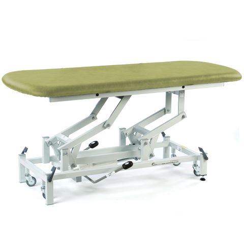 Seers - Therapy Hygiene Table - Medium, hydraulic/electric, retractable wheels and various switch options (240kg SWL)