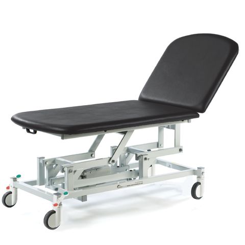 Seers - Medicare 2 Section Electric Bariatric Treatment Couch with electric backrest, 80cm width