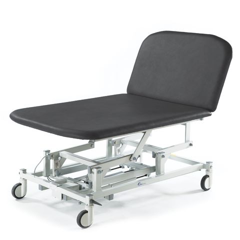 Seers - Medicare 2 Section Electric Bariatric Treatment Couch with electric backrest, 105cm width