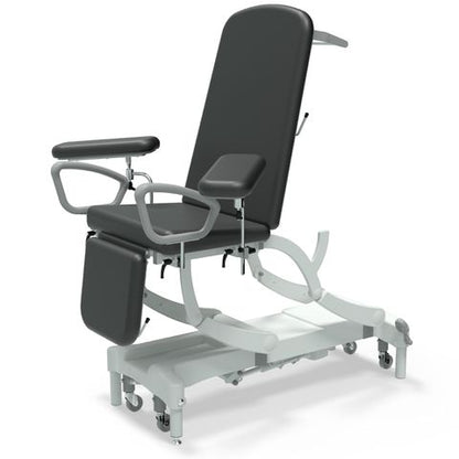 Seers - CLINNOVA Phlebotomy 1 Electric couch, gas assisted back and foot rest, premium base with wheel and foot switch options (265Kg SWL)