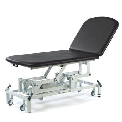 Seers - Medicare 2 Section Electric Bariatric Treatment Couch with electric backrest, 125cm width (RWD)