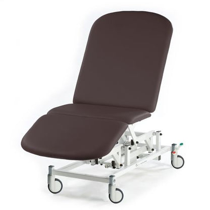 Seers - Medicare 3 Section Electric Bariatric Treatment Couch with electric backrest and footrest, 80cm width