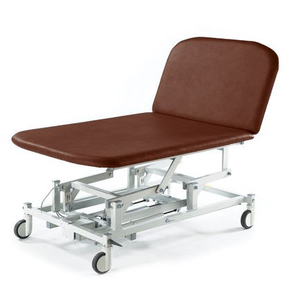 Seers - Medicare 2 Section Electric Bariatric Treatment Couch with electric backrest, 105cm width