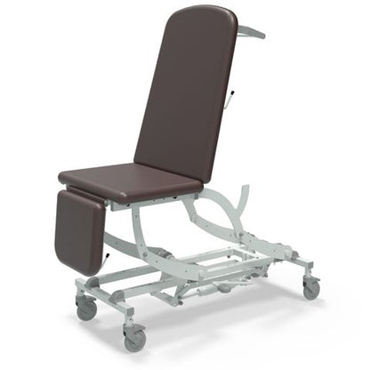 Seers - CLINNOVA Ultra 1 Hydraulic couch, 3 section, gas assisted back and foot rest, with base and wheel options (265Kg SWL)