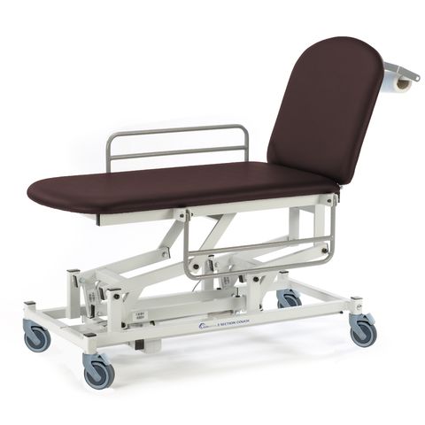 Seers - Medicare 2 Section Electric Mobile Treatment Couch with electric backrest