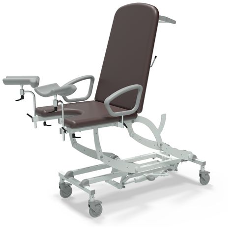 Seers - CLINNOVA Gynae 1 Hydraulic couch, gas assisted back and foot rest, with base and wheel options (265Kg SWL)