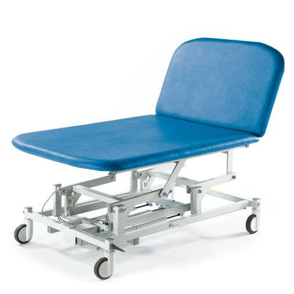 Seers - Medicare 2 Section Electric Bariatric Treatment Couch with electric backrest, 105cm width