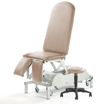 Seers - Medicare Deluxe Orthopaedic electric tilt Couch (240Kg SWL) with base cover, matching stool and accessory (RWD)