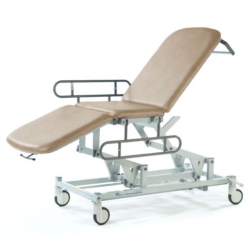 Seers - Medicare 3 Section Electric Mobile Treatment Couch with electric backrest