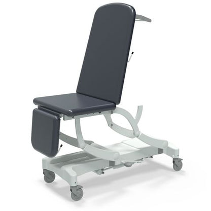 Seers - CLINNOVA Ultra 1 Hydraulic couch, 3 section, gas assisted back and foot rest, with base and wheel options (265Kg SWL)