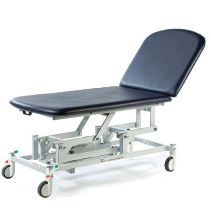 Seers - Medicare 2 Section Electric Bariatric Treatment Couch with electric backrest, 80cm width