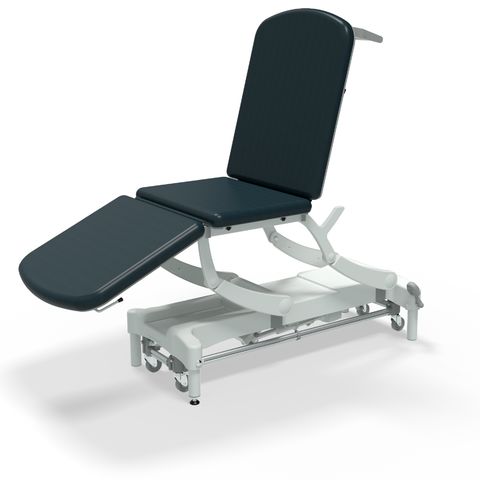 Seers - CLINNOVA Clinical 3 Section electric couch with gas assisted back and footrest and premium base (265Kg SWL)