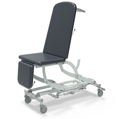 Seers - CLINNOVA Ultra 1 Hydraulic couch, 3 section, gas assisted back and foot rest, with base and wheel options (265Kg SWL)