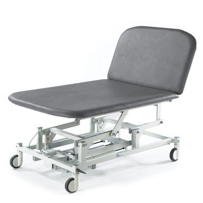 Seers - Medicare 2 Section Electric Bariatric Treatment Couch with electric backrest, 105cm width