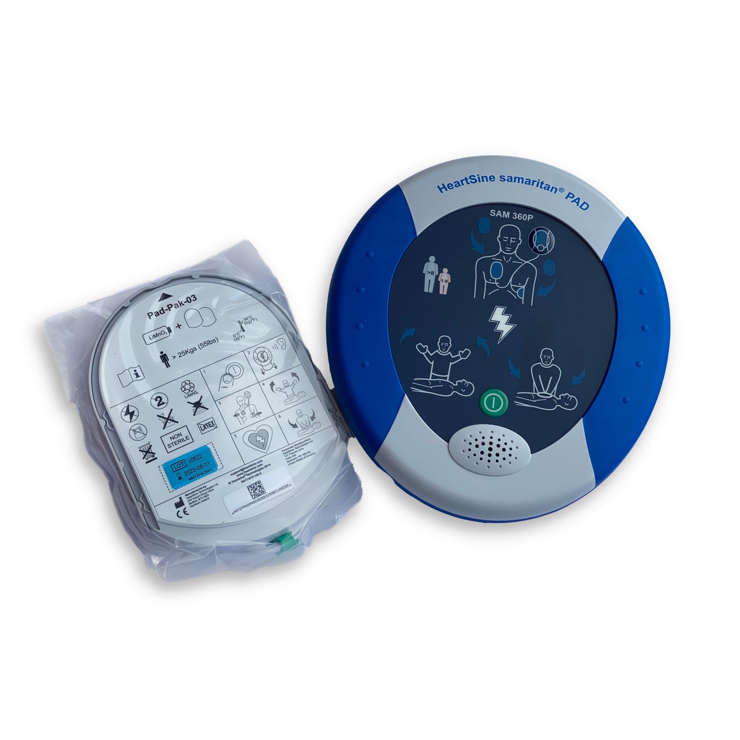 HeartSine Samaritan PAD 360P Fully-Auto AED