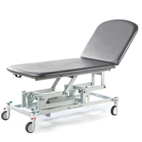 Seers - Medicare 2 Section Electric Bariatric Treatment Couch with electric backrest, 80cm width