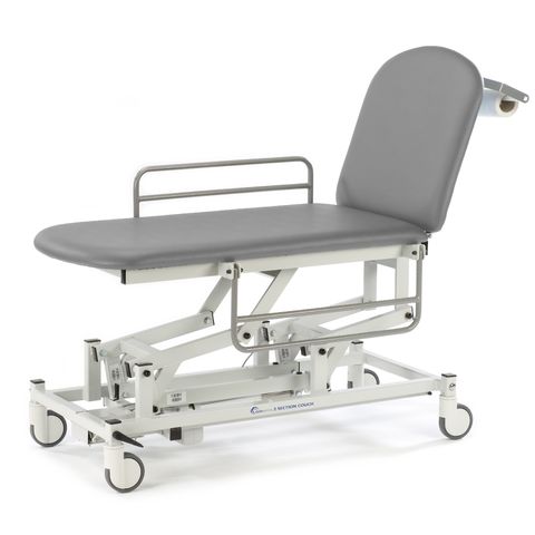 Seers - Medicare 2 Section Electric Mobile Treatment Couch with electric backrest