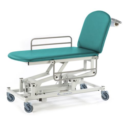 Seers - Medicare 2 Section Electric Mobile Treatment Couch with electric backrest