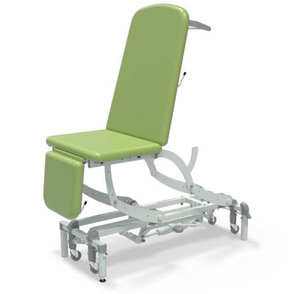 Seers - CLINNOVA Ultra 1 Hydraulic couch, 3 section, gas assisted back and foot rest, with base and wheel options (265Kg SWL)