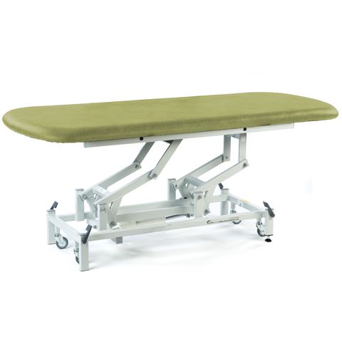 Seers - Therapy Hygiene Table - Large, hydraulic/electric, retractable wheels and various switch options (240kg SWL)