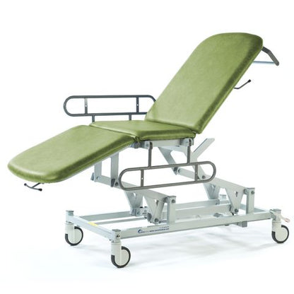 Seers - Medicare 3 Section Electric Mobile Treatment Couch with gas assisted backrest