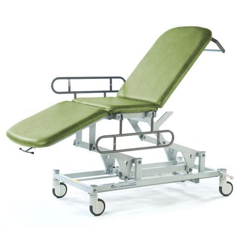 Seers - Medicare 3 Section Electric Mobile Treatment Couch with electric backrest