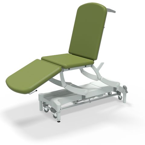 Seers - CLINNOVA Clinical 3 Section electric couch with gas assisted back and footrest and premium base (265Kg SWL)