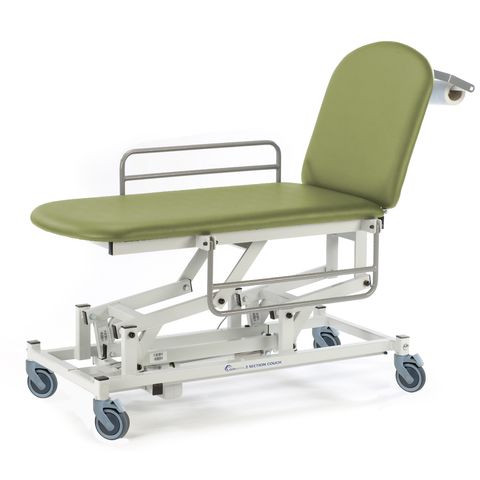 Seers - Medicare 2 Section Electric Mobile Treatment Couch with electric backrest