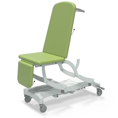 Seers - CLINNOVA Ultra 1 Hydraulic couch, 3 section, gas assisted back and foot rest, with base and wheel options (265Kg SWL)