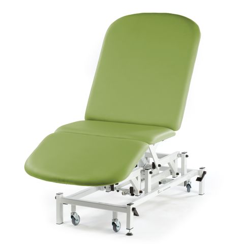 Seers - Medicare 3 Section Electric Bariatric Treatment Couch with electric backrest and footrest, 80cm width