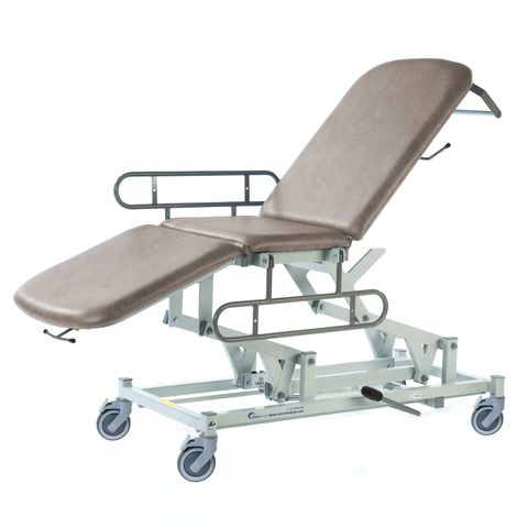 Seers - Medicare 3 Section Hydraulic Mobile Treatment Couch with gas assisted backrest