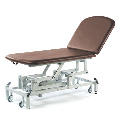 Seers - Medicare 2 Section Electric Bariatric Treatment Couch with electric backrest, 80cm width