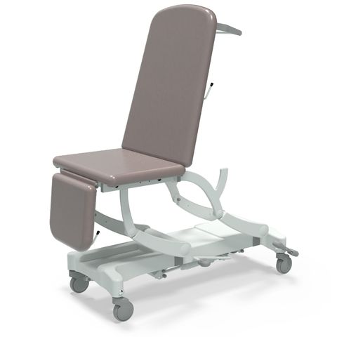 Seers - CLINNOVA Ultra 1 Hydraulic couch, 3 section, gas assisted back and foot rest, with base and wheel options (265Kg SWL)