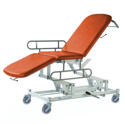 Seers - Medicare 3 Section Hydraulic Mobile Treatment Couch with gas assisted backrest