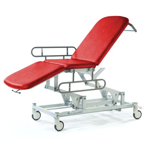 Seers - Medicare 3 Section Electric Mobile Treatment Couch with electric backrest