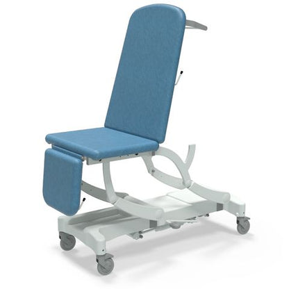 Seers - CLINNOVA Ultra 1 Hydraulic couch, 3 section, gas assisted back and foot rest, with base and wheel options (265Kg SWL)